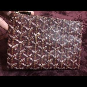 GOYARD Burgundy Senat Pouch PM